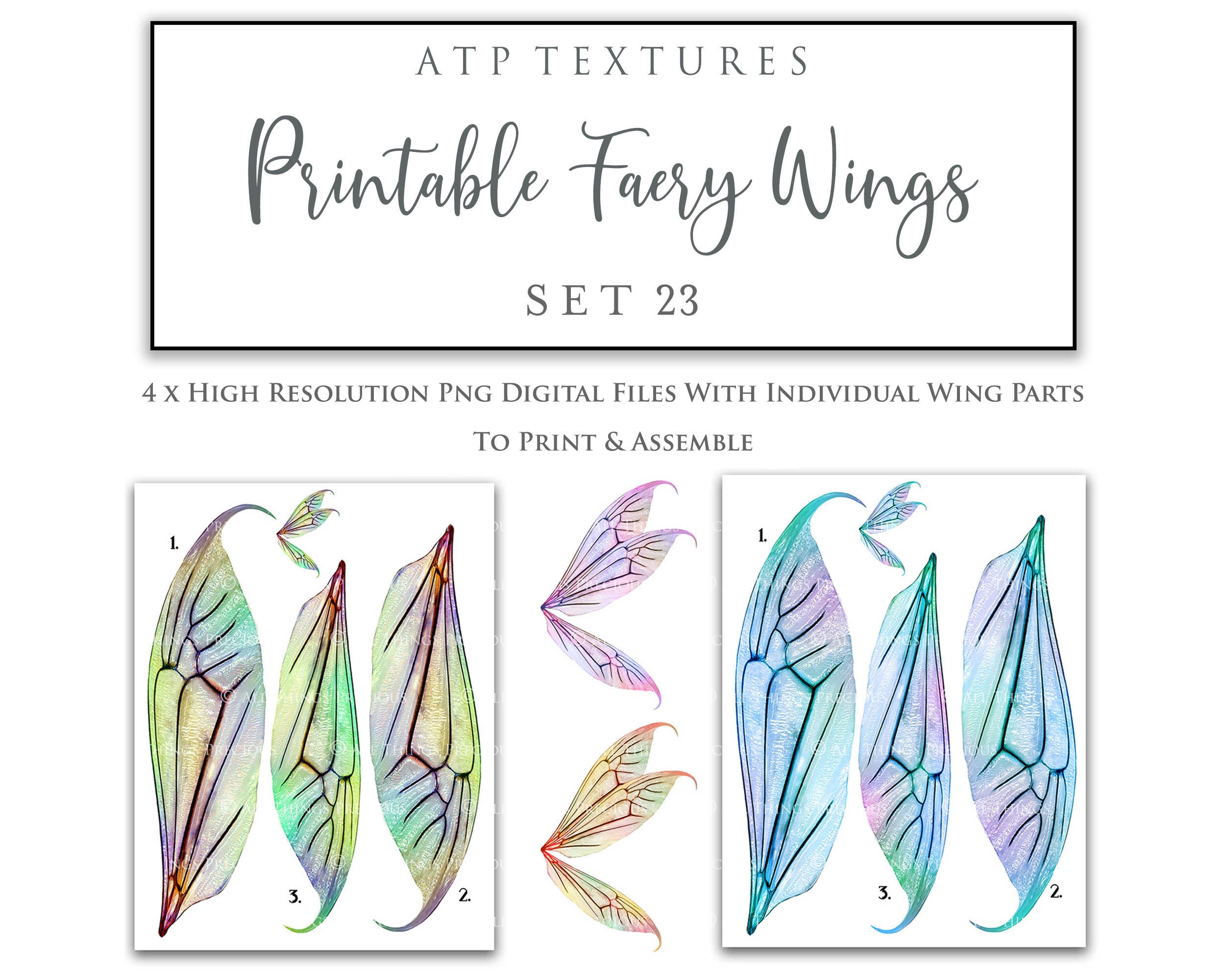 PRINTABLE FAIRY WINGS